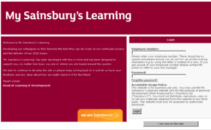mysainsburyslearning.co.uk - My Sainsburys Learning